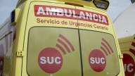 Una mujer resulta herida tras caer con su vehículo por un barranco en Valleseco, Gran Canaria