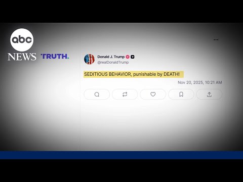 Trump accuses some Democrats of seditious behavior, suggests execution