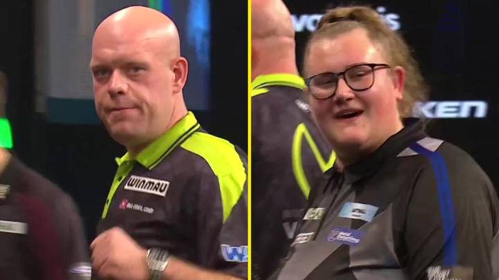 Michael van Gerwen silences booing fans to leave Beau Greaves on brink of Grand Slam exit