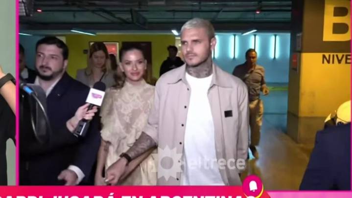 El gesto de Mauro Icardi en la presentación de la nueva serie de la China Suárez