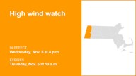 Update: High wind watch issued for Berkshire County for Wednesday and Thursday