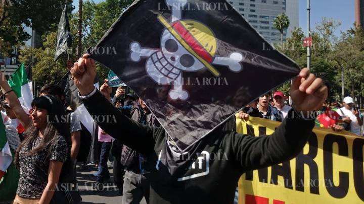 "Vamos en paz": así se vive la segunda megamarcha de la Generación Z este 20 de noviembre en CDMX