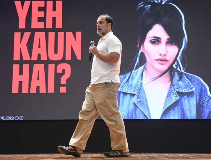 Brazilian model among 25 lakh fakes voted in Haryana Assembly election, EC helped BJP win: Rahul Gandhi