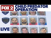 LIVE | 14 men arrested in child predator operation in Michigan