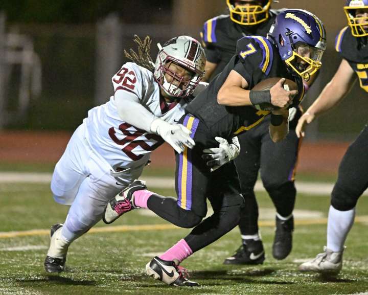 Football: Antioch defensive end Willie Hamilton is nonstop