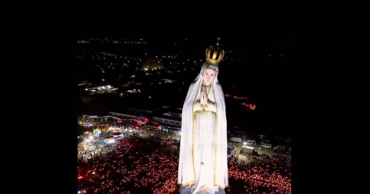 Estatua de la Virgen de Fátima se convierte en nuevo ícono y supera en altura al Cristo Redentor en Brasil