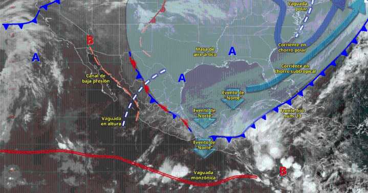 Masa de aire ártico provoca ambiente gélido en gran parte del país