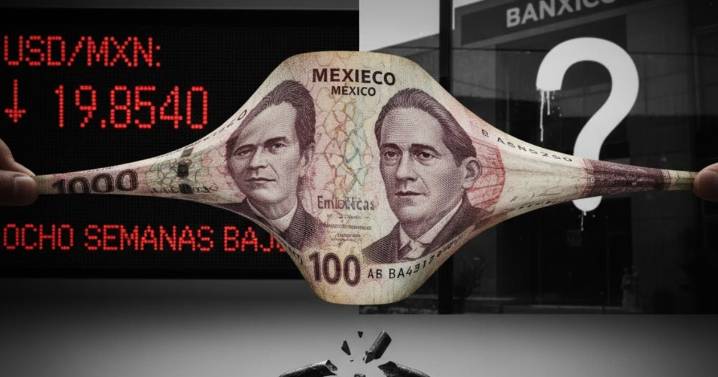 Peso mexicano se debilita y cierra en su nivel más bajo en ocho semanas: Banxico en la mira