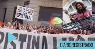 “¡Acá tenés los putos para la liberación!”: Cristina saludó desde el balcón en la previa de la Marcha del Orgullo