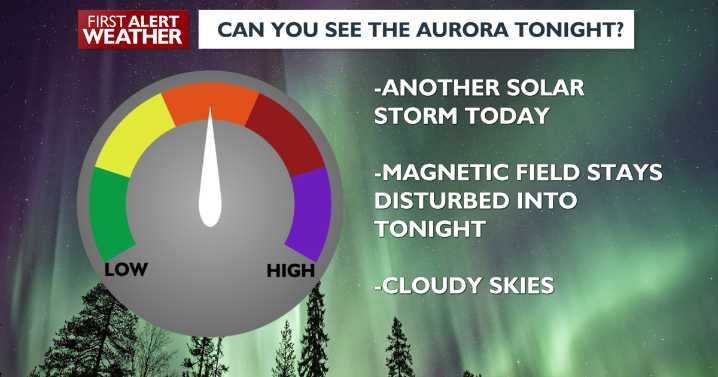 Could we see the Northern Lights again tonight?