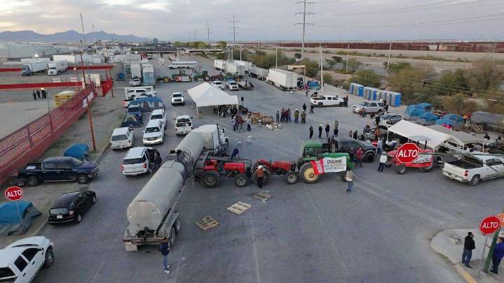 Mantienen tomada la aduana del puente Zaragoza por falta de acuerdo escrito