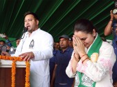 NDA leaders slam RJD as Rohini quits politics