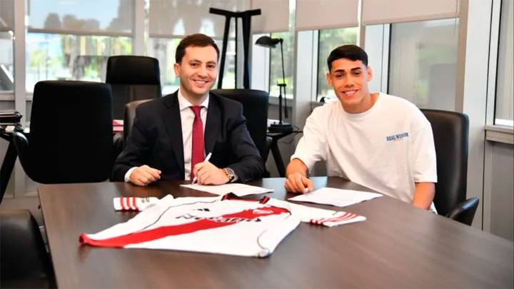 River blindó a Santiago Lencina con una cláusula récord