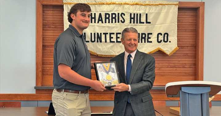 'Such an honor': Clarence teen awarded NYS Senate Liberty Medal after heroic rescue during spring break