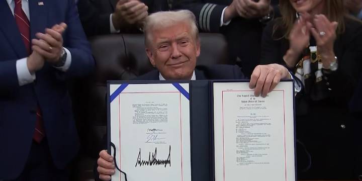 Trump signs government funding bill, ending shutdown after a record 43
