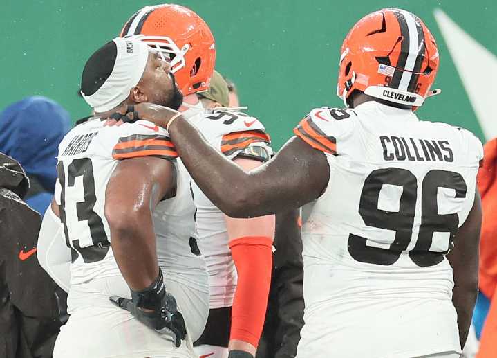 Browns DT Maliek Collins is active for the Ravens game; a key WR is inactive