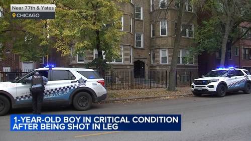 Chicago shooting: 1-year-old child shot, critically injured on South Yates Boulevard in South Shore, Chicago police say
