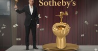 Baño de oro de artista Maurizio Cattelan se vende por cifra millonaria, ¿cuánto pagaron por él en Sotheby’s?
