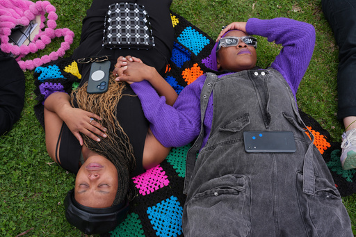 South African women stage lie-down protest against gender-based violence ahead of G20 summit
