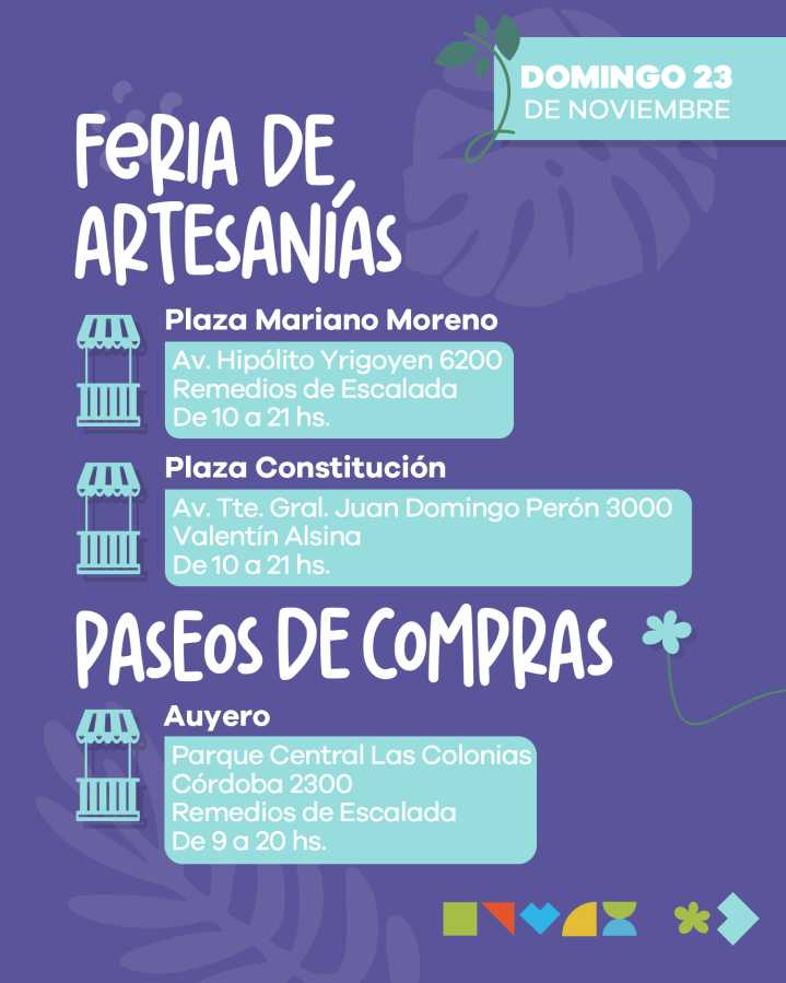 Llavarán adelante en Lanús otra edición de la Feria de Artesanías, Paseo de Compras y Puestos Gastronómicos