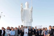 Imposing statue of Pope Leo XIV unveiled and blessed in Chiclayo, Peru