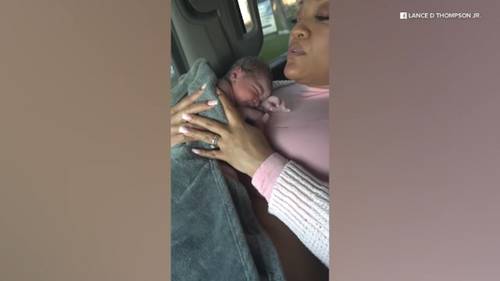 Mercedes Wells gives birth on side of road after being discharged from Franciscan Health Crown Point, Indiana: family