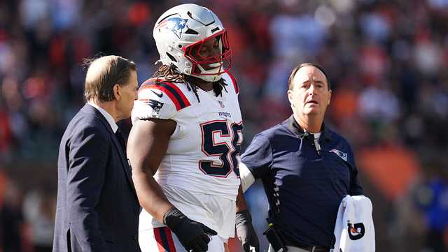 Patriots offensive linemen Will Campbell and Jared Wilson injured in win over Bengals