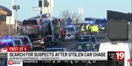 Search for suspect after stolen car chase in Lorain Co.