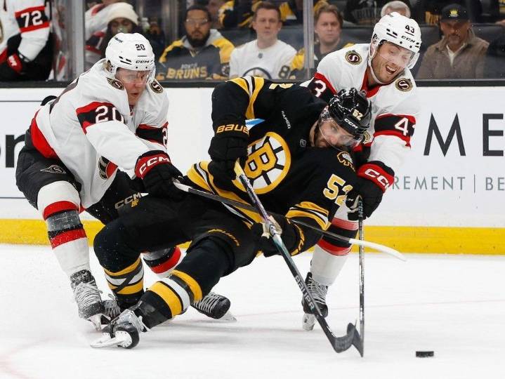 Ottawa Senators battle back, but lose in overtime to Boston Bruins