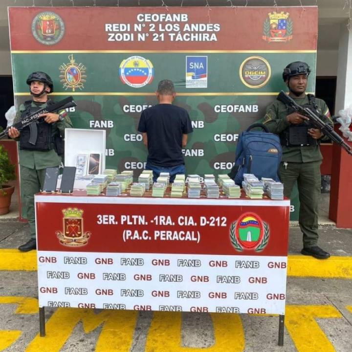 Incautaron más de 10 mil dólares falsos en operativo conjunto en Táchira