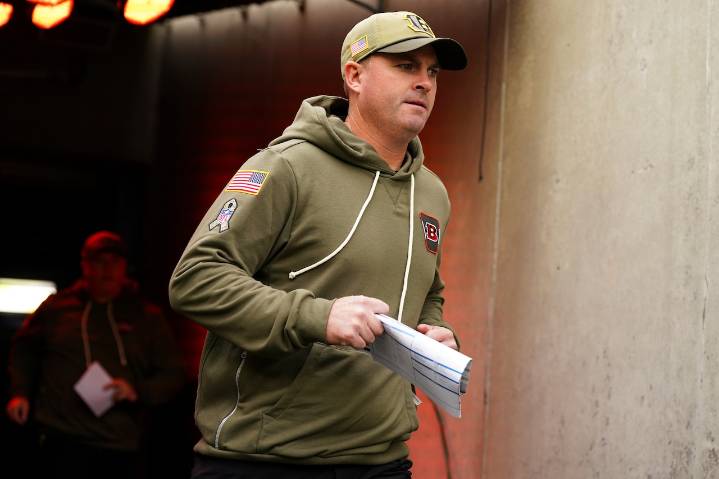 Why Bengals coach Zac Taylor isn’t making defensive coaching staff changes during the bye week