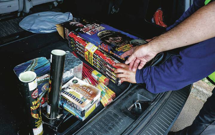 Waipahu buyback event nets 724 pounds of fireworks