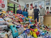 El Cinespa reunió media tonelada de alimentos para comedores y hogares