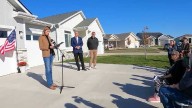 Iowa Homes for Heroes builds first home for veterans and first responders