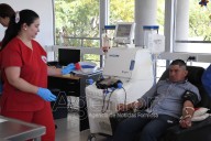 Por el Día Nacional del Donante Voluntario de Sangre, el CPH realizó una exitosa colecta de sangre y plaquetas por aféresis