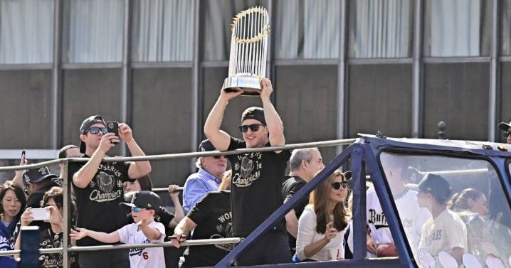 Los Angeles Dodgers celebrate repeat World Series titles with parade