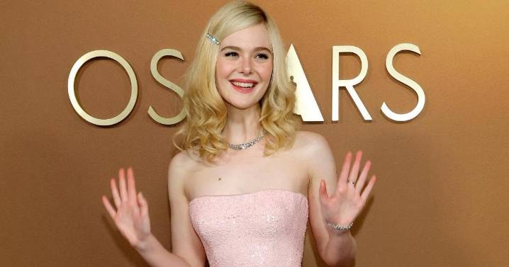 Elle Fanning's Gucci Sequin Gown & Cartier Jewels Are Giving Barbie