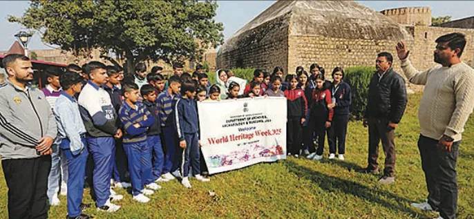 World Heritage Week 2025: Guided tour facilitated for Bal Niketan inmates to Bahu fort, Dogra art museum