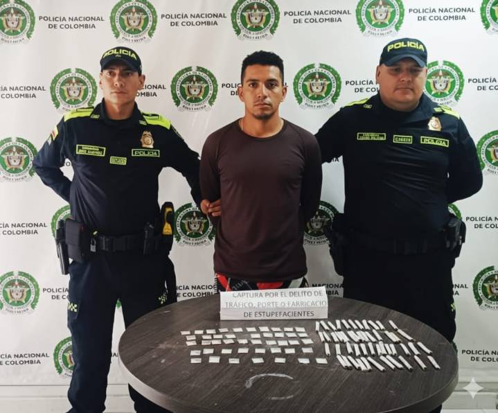Capturado con droga en Villavicencio