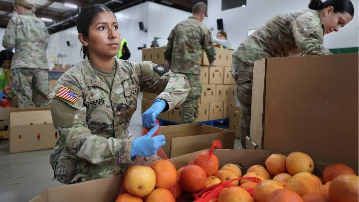 Army posts, then removes list of German food banks for troops during shutdown