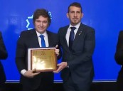 Javier Milei, en el 90°aniversario de la DAIA: "Vamos a impulsar los vínculos entre Israel y América latina"