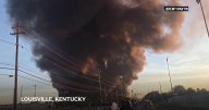 UPS plane crashes on takeoff from Louisville, Kentucky, airport, igniting huge fire on ground