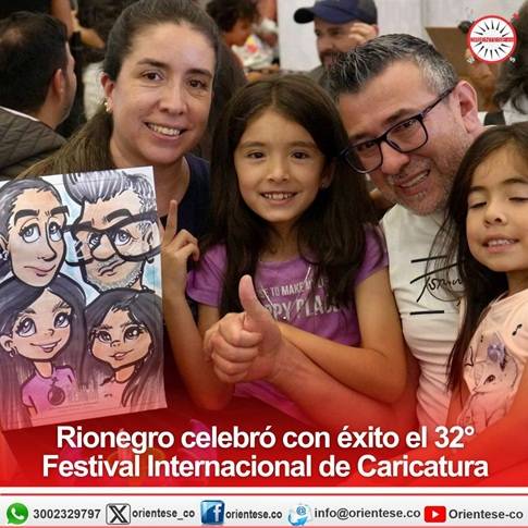 Rionegro celebró con éxito el 32° Festival Internacional de Caricatura
