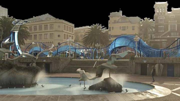 Así será el gran parque infantil de la plaza de Portugal de A Coruña