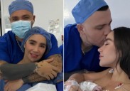 Bienvenida al mundo Emilia: Paola Jara y Jessi Uribe comparten su primer instante como papás