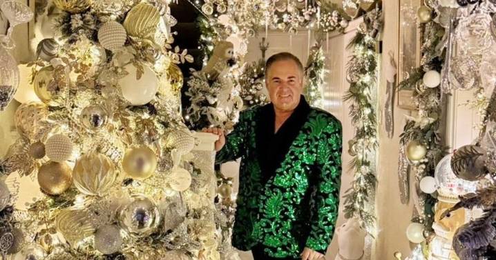 'I spent £10,000 on Christmas decorations and put them up in October'