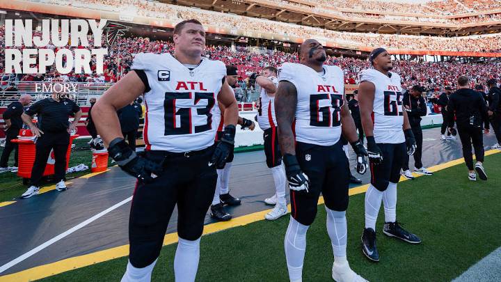 Falcons injury report: Atlanta without 2 starting linemen as prep for Indianapolis Colts begins