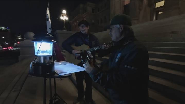 Vigil held at Idaho Capitol promoting migrant dignity and justice
