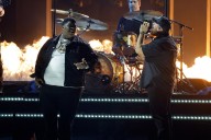 BigXthaPlug & Luke Combs Light Up the Stage With First ‘Pray Hard’ TV Performance at CMA Awards