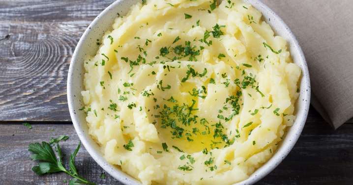 Receta de Puré de papas con hierbas